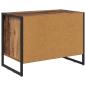 Preview: Schuhschrank mit Speicher Altholz 60 x 35 x 44 cm Holzwerkstoff