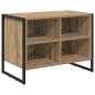 Preview: Schuhschrank Kunsthandwerk Eiche 60 x 35 x 44 cm Holzwerkstoff