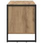 Preview: Schuhschrank Kunsthandwerk Eiche 60 x 35 x 44 cm Holzwerkstoff