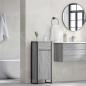 Preview: Badezimmerschrank Graues Sonoma 40 x 30 x 100 cm Holzwerkstoff