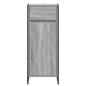 Preview: Badezimmerschrank Graues Sonoma 40 x 30 x 100 cm Holzwerkstoff