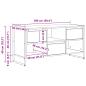 Preview: TV-Schränk Altholz 100 x 36 x 49,5 cm Holzwerkstoff