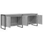 Preview: TV-Schränk 140 x 36 x 49,5 cm Graues Sonoma Holzwerkstoff