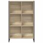Preview: Bücherregal Sonoma-Eiche 68 x 30 x 108 cm Holzwerkstoff