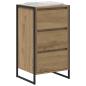Preview: Sideboard Kunsthandwerk Eiche 42 x 36 x 75,5 cm Holzwerkstoff