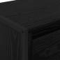 Preview: Sideboard Schwarz Eichen-Optik 43 x 36 x 75,5 cm Holzwerkstoff