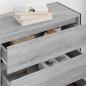 Preview: Sideboard Graues Sonoma 79 x 36 x 75.5 cm Holzwerkstoff