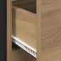 Preview: Sideboard Kunsthandwerk Eiche 79 x 36 x 75.5 cm Holzwerkstoff