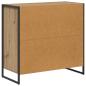 Preview: Sideboard Kunsthandwerk Eiche 79 x 36 x 75.5 cm Holzwerkstoff