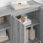 Preview: Seitenschrank Graues Sonoma 96,5 x 30 x 75 cm Holzwerkstoff
