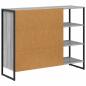 Preview: Seitenschrank Graues Sonoma 96,5 x 30 x 75 cm Holzwerkstoff