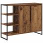 Preview: Seitenschrank Altholz 96,5 x 30 x 75 cm Holzwerkstoff