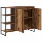 Preview: Seitenschrank Altholz 96,5 x 30 x 75 cm Holzwerkstoff