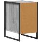 Preview: Nachttisch Graues Sonoma 39,5 x 30 x 50 cm Holzwerkstoff