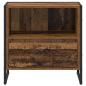 Preview: Nachttisch Altholz 50 x 39,5 x 50 cm Holzwerkstoff