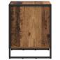 Preview: Nachttisch Altholz 50 x 39,5 x 50 cm Holzwerkstoff