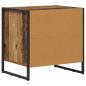 Preview: Nachttisch 2 pcs Altholz 50 x 39,5 x 50 cm Holzwerkstoff