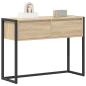 Preview: ARDEBO.de - Beistelltisch Sonoma 100 x 36 x 75 cm Holzwerkstoff
