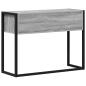 Preview: Beistelltisch Graues Sonoma 100 x 36 x 75 cm Holzwerkstoff