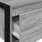 Preview: Beistelltisch Graues Sonoma 100 x 36 x 75 cm Holzwerkstoff