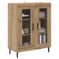 Preview: Sideboard Artisan-Eiche 69,5 x 34 x 90 cm Holzwerkstoff