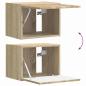 Preview: TV-Wandschrank Sonoma 60 x 31 x 29,5 cm Holzwerkstoff
