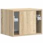 Preview: TV-Wandschrank Sonoma 60 x 31 x 29,5 cm Holzwerkstoff