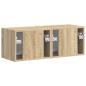 Preview: TV-Wandschrank 2 pcs Sonoma 60 x 31 x 29,5 cm Holzwerkstoff