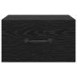 Preview: Nachttisch Schwarz Eichen-Optik 35 x 35 x 20 cm Holzwerkstoff