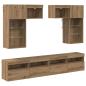 Preview: TV-Wandgeräte 6 pcs Altholz 100 x 30 x 40 cm Holzwerkstoff