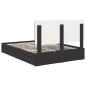 Preview: Bettrahmen mit Schubladen Schwarz 150 x 200 cm Holzwerkstoff