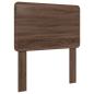 Preview: Bettrahmen Braun Eichen-Optik 75 x 190 cm Holzwerkstoff