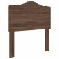 Preview: Bettrahmen Braun Eichen-Optik 75 x 190 cm Holzwerkstoff