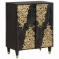 Preview: Badezimmerschrank-Set mit Regal 3 pcs Schwarz 180 x 33 x 75 cm