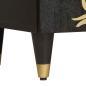 Preview: Badezimmerschrank-Set mit Regal 3 pcs Schwarz 180 x 33 x 75 cm