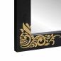 Preview: Badezimmerschrank-Set mit Tür 2 pcs Schwarz Massivholz Mango