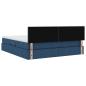 Preview: Aufbewahrungsbett mit Matratze Blau 180 x 200 cm Holzwerkstoff