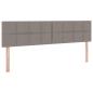 Preview: Aufbewahrungsbett mit Matratze Taupe 180 x 200 cm Holzwerkstoff