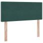 Preview: Aufbewahrungsbett mit Matratze Dunkelgrün 120 x 200 cm Samt