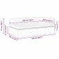 Preview: Eckbettgestell Hellgrau 90 x 200 cm Stoff