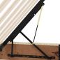 Preview: Aufbewahrungsbett mit Matratze Creme 140 x 200 cm Polyester