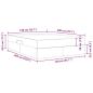 Preview: Aufbewahrungsbett mit Matratze Dunkelblau 140 x 200 cm Samt