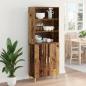 Preview: Highboard Altholz 69,5 x 32,5 x 180 cm Holzwerkstoff
