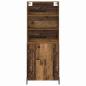 Preview: Highboard Altholz 69,5 x 32,5 x 180 cm Holzwerkstoff