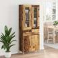 Preview: Highboard Altholz 69,5 x 34 x 180 cm Holzwerkstoff