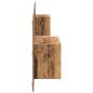 Preview: Kopfteil mit Schrank 3 Stk. Altholz Holzwerkstoff