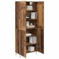 Preview: Highboard Altholz 69,5 x 34 x 180 cm Holzwerkstoff