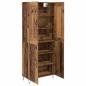 Preview: Highboard Altholz 69,5 x 34 x 180 cm Holzwerkstoff