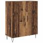 Preview: Highboard Altholz 69,5 x 34 x 180 cm Holzwerkstoff