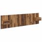 Preview: Kopfteil mit Schrank mit Schubladen 3 pcs Altholz Holzwerkstoff